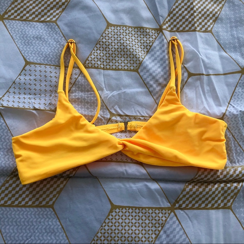 Yellow Bikini Top